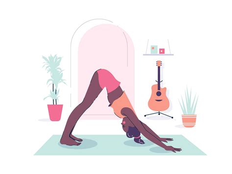 Free Stretching Yoga Illustration (AI)