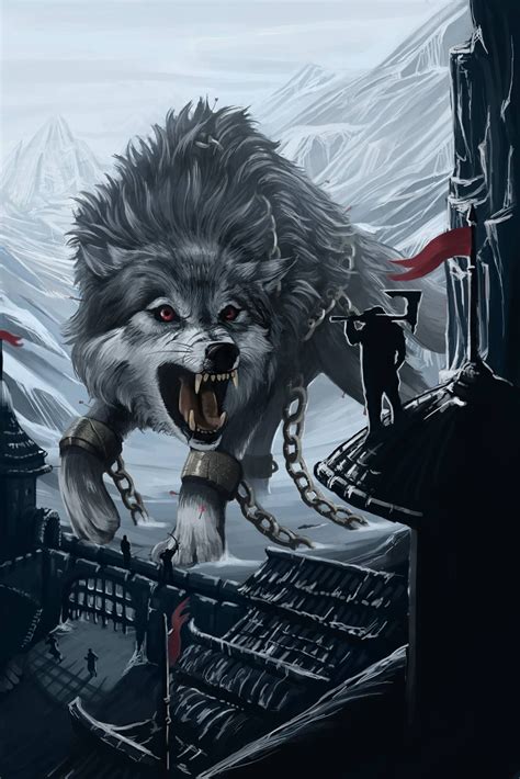 #fenrirwolf #fenrir #godofwar | Anime wolf drawing, Anime wolf, Wolf ...