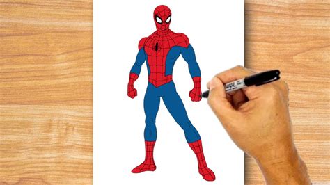 Easy Spiderman Drawing