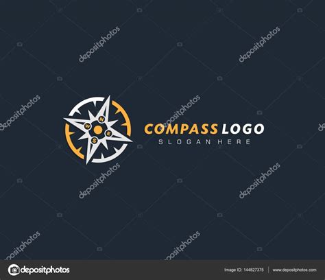 Compass logo template Stock Vector Image by ©yugra #144827375