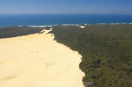 Sand Dunes, Fraser Island, Queensland, Australia _ aerial