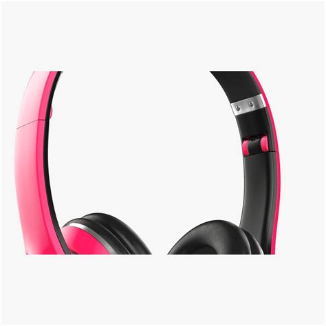 Headphones Bluetooth Red 3D model - Download Audio Devices on 3DModels.org