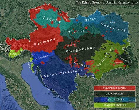 ethnic groups from the Austro-Hungarian empire : r/MapPorn