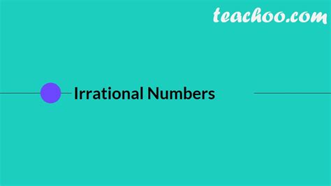 Irrational Numbers - Definition and Examples - Teachoo - Irrational Nu