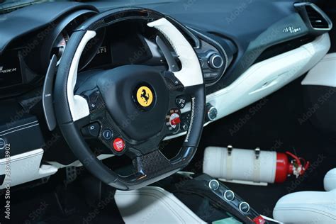 Ferrari supercar dashboard in Bonifacio Global City, Taguig ...