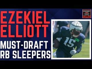 MUST DRAFT RB Ezekiel Elliott — Fantasy Football Sleepers