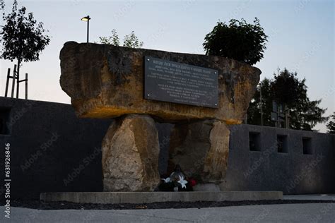 memorial statue in the Ulma Family Museum of Poles saving Jews in World War II Stock Photo ...