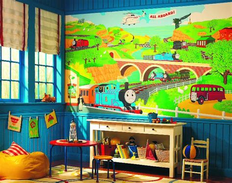 Thomas & Friends Large Mural, from York Wallcoverings and Totally ...