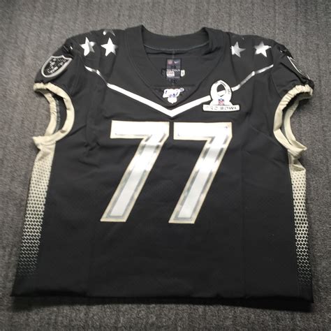 NFL - Raiders Trent Brown Game Issued Pro Bowl 2020 Jersey Size 50 ...