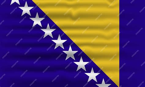 Premium Vector | Bosnia flag design