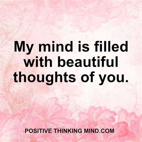 71 Best Thinking Of You Quotes | Positive Thinking Mind