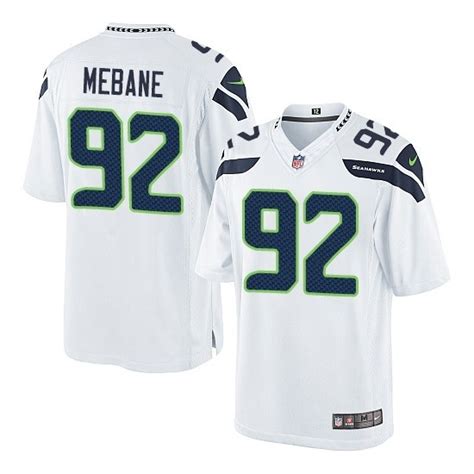 Brandon Mebane Limited White Jersey - Brandon Mebane Premier Jersey