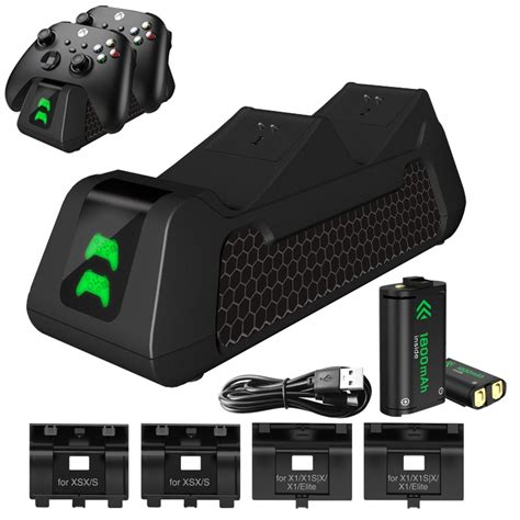 Controller Charger Station for Xbox Series X|S/Xbox One, Controller Charging Station with 2 x ...