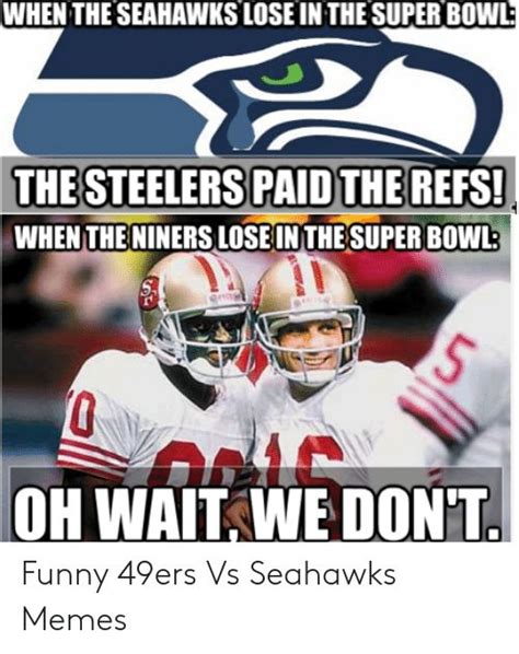 49Ers Vs Seahawks Memes - Memes Celebrate 49ers Win Over Seahawks Raiders Fans Quiet After Loss ...