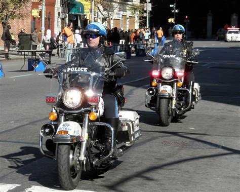 NYPD Motorcycle Police Officers, 2010 New York City Marath… | Flickr