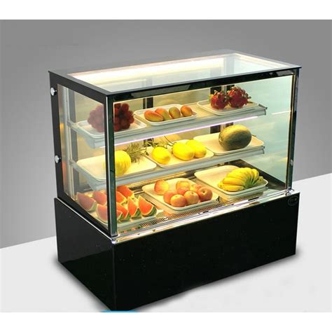 INTSUPERMAI 35" Commercial Countertop Refrigerated Cake Showcase Bakery Cabinet Cooling Display ...