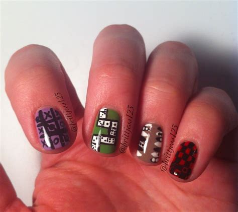 Board game nails | Nail art, Nails, Nail designs