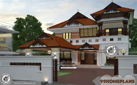 Nalukettu Plan And Estimate with Double Story Traditional Home Plan Idea