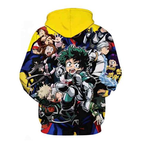 My Hero Academia 3D Over Print Hoodie - Nouvette