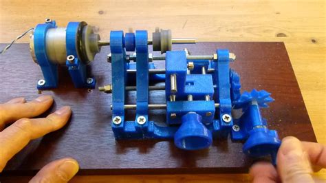 3D Printed lathe in operation #3DPrinting #Manufacturing #STEM | 3d druck, 3d prints, 3d drucker