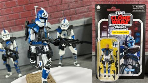 Star Wars Vintage Collection Arc Trooper Jesse Clone Wars Action Figure Review - YouTube