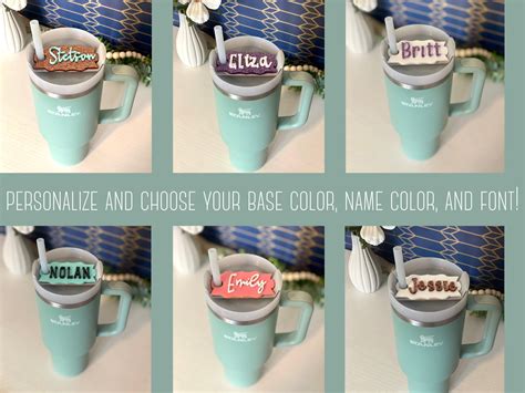 Stanely Cup Toppers Stanley Cup Name Covers Name Lids for - Etsy