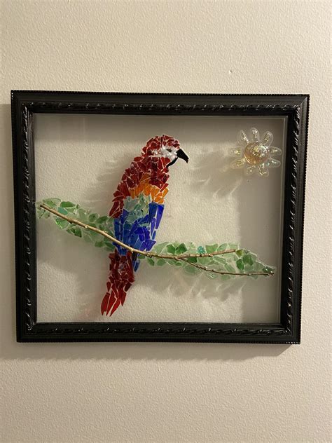 Broken glass art that I made. : r/mildlyinteresting