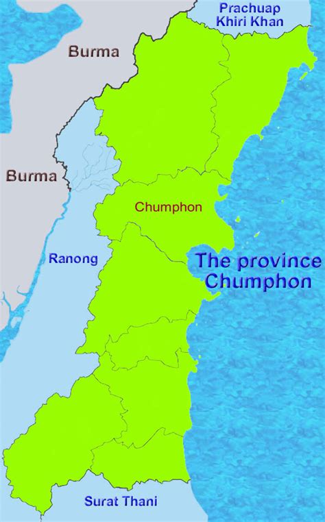 Chumphon Province of Thailand | Palm oil and long white beaches