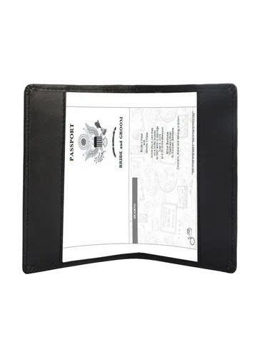 Plain Black Passport Cover at Rs 99/piece in Greater Noida | ID ...