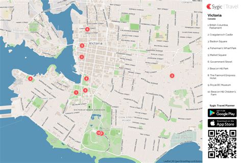 Map Of Canada Victoria - Middle East Political Map