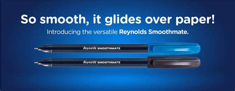 Best Ball Pen for Smooth and Fast Writing - Reynolds Smoothmate