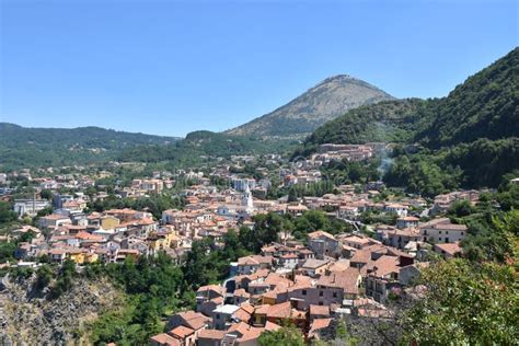 The Village of Lauria in the Basilicata Region, Italy. Stock Image - Image of italy, lauria ...