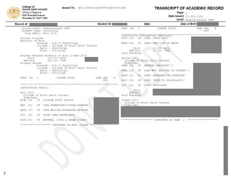 Transcript Instructions | School of Professional Development