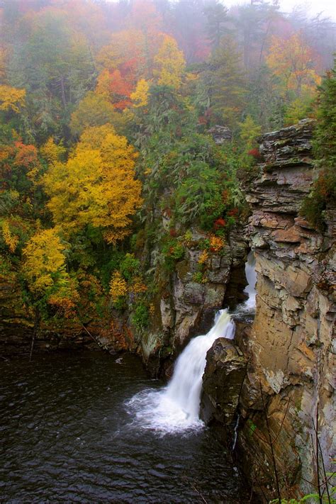 Linville Falls on Blue Ridge Parkway, October 13. | Fall for Fall | Pinterest | Wasserfall ...