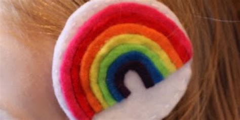 Rainbow Hair Clip | FaveCrafts.com