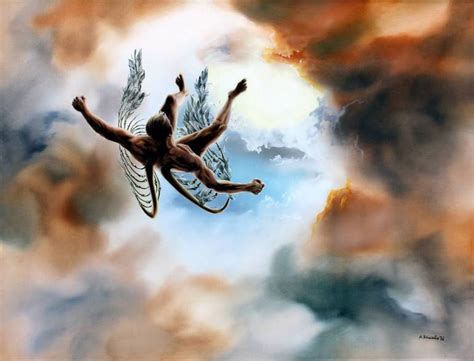 *FALL OF ICARUS* ( 1978) Painting