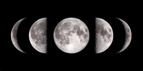 Phases Of The Moon Photograph by Nasa's Scientific Visualization Studio/science Photo Library ...