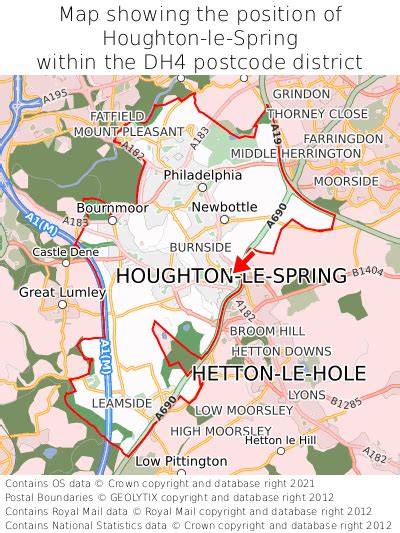 Where is Houghton-le-Spring? Houghton-le-Spring on a map