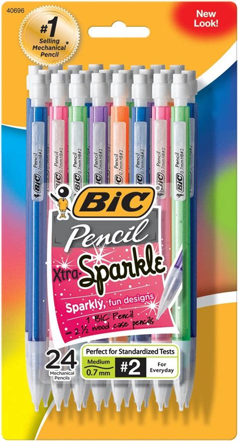 BIC 24 Count Xtra Sparkle Mechanical Pencils Only $3!