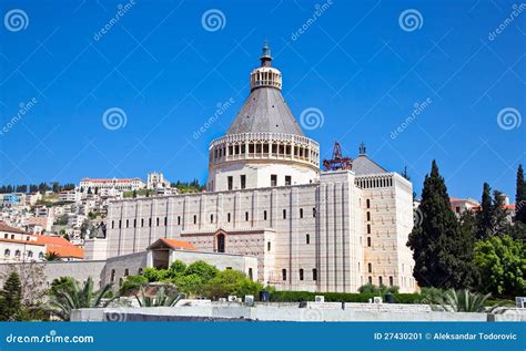 Basilica Of The Annunciation Nazareth Israel. Royalty-Free Stock Photo ...