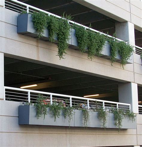 Commercial Hanging Garden Planter Boxes | Balcony hanging plants ...