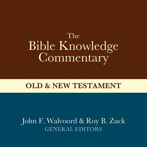 The Bible Knowledge Commentary (BKC) - Faithlife.com