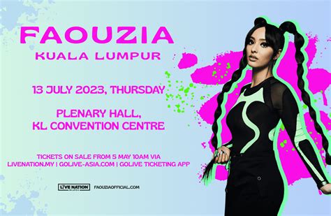 FAOUZIA LIVE IN KUALA LUMPUR – PR Worldwide | Events Asia