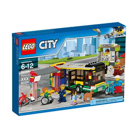 LEGO City Town - Bus Station - - Fat Brain Toys