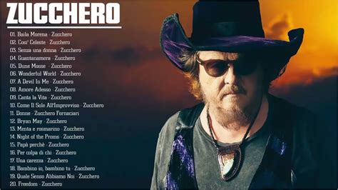 Zucchero Greatest Hits 2021 - Zucchero Best Songs - YouTube