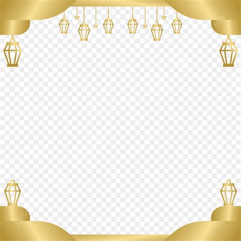 Gold Islamic Vector PNG Images, Islamic Gold, Frame Vector, Frame Png, Frame Gold PNG Image For ...