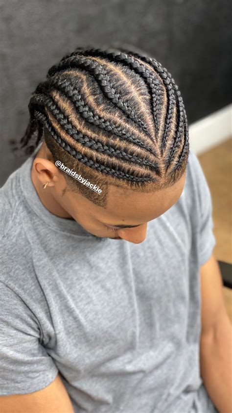 Pin by braidsbyjackie on Braids for guys | Cornrow hairstyles for men ...