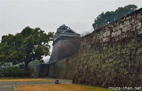 Kumamoto Castle stone walls