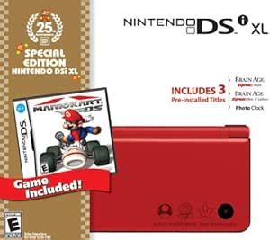 Nintendo DSi XL Red w/Mario Kart DS Bundle - Bundle Edition: Nintendo ...