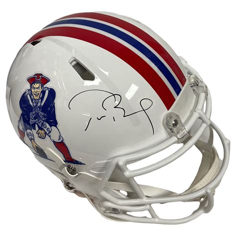 Tom Brady Autograph New England Patriots Helmet Authentic Throwback ...